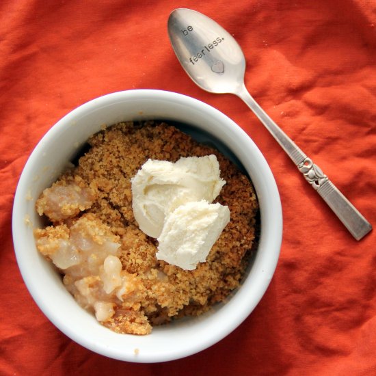 Almond-Pear Crisp