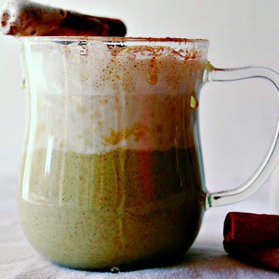 Green Tea Chai Spiced Latte