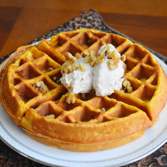 Pumpkin Waffles