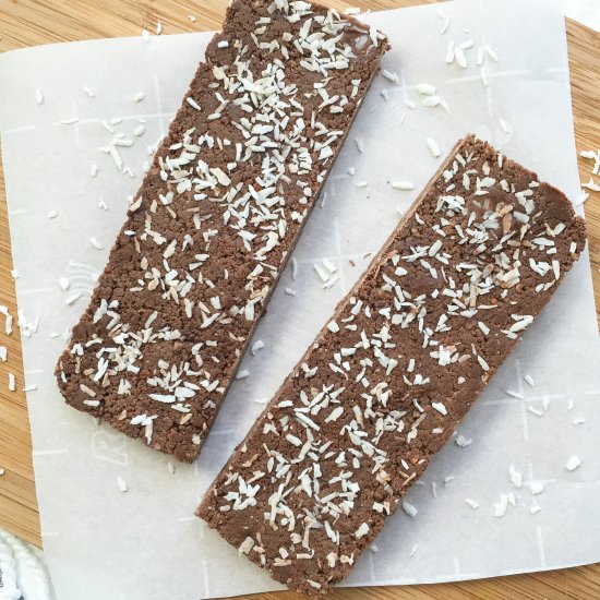 German Chocolate Protein Bars