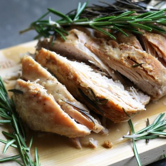 Rosemary Slow Cooker Pork Roast