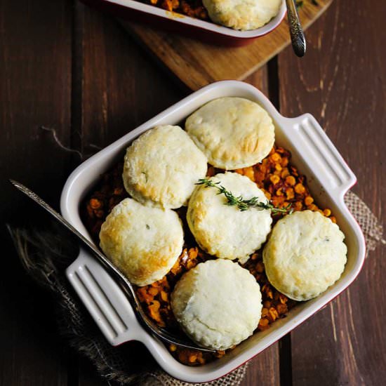 Vegan Lentil Pot Pie