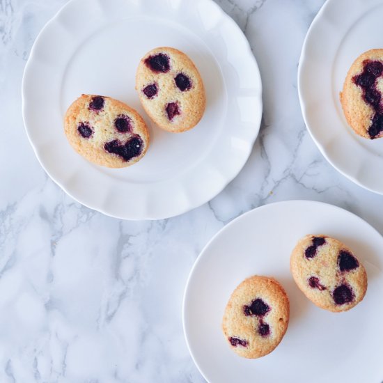 Raspberry and Lemon Friands