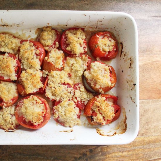 Baked Tomatoes with Parmesan