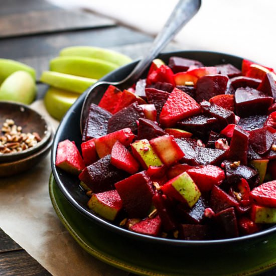 Marinated Beet and Apple Salad