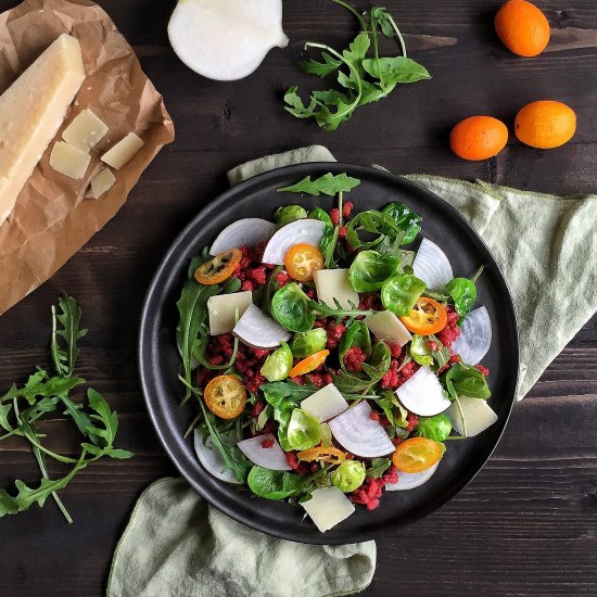 Beet & Barley Salad