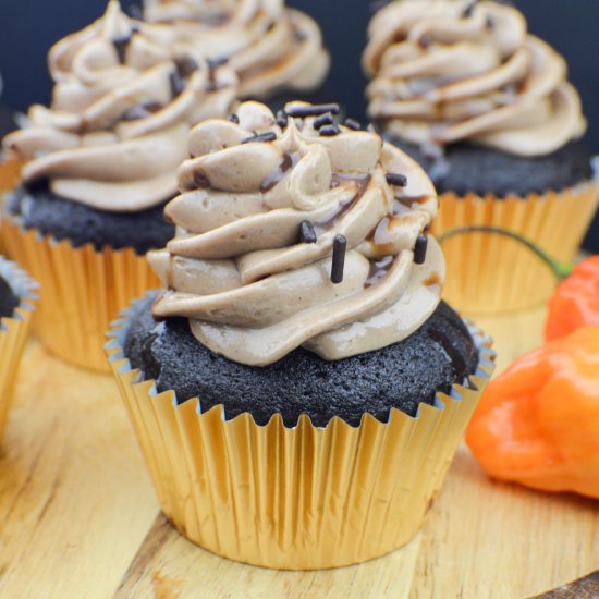 Chocolate Habanero Cupcakes