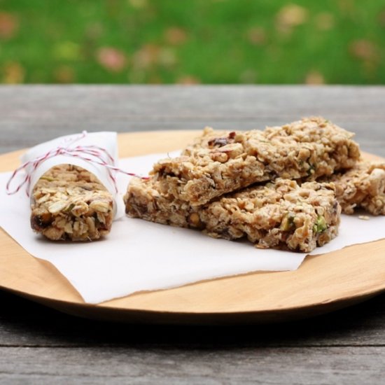 No-Bake Chewy Granola Bars