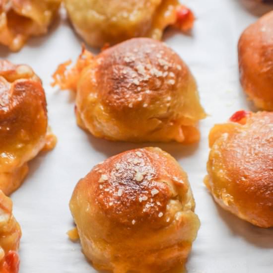 Pimento Cheese Pretzel Bites