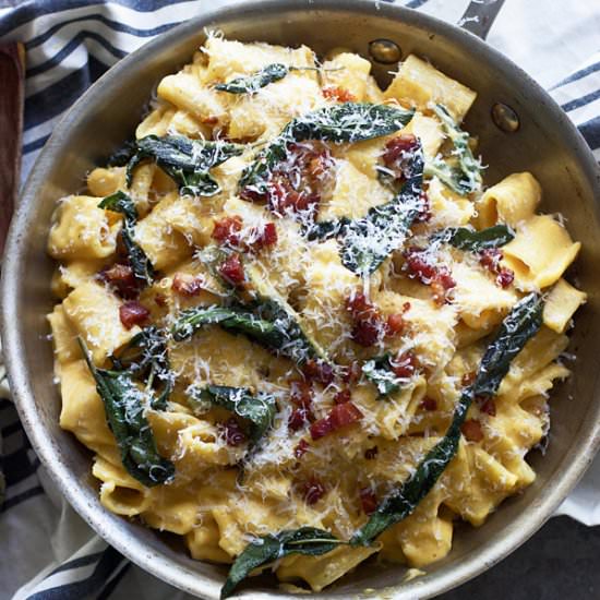 Creamy Butternut Squash Rigatoni