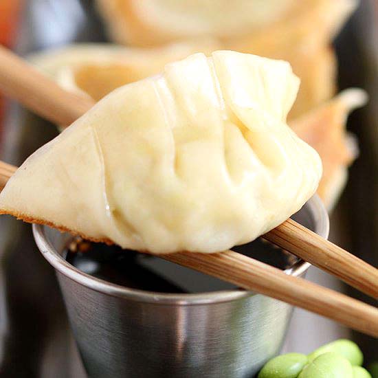 Edamame Gyoza (Japanese Dumplings)