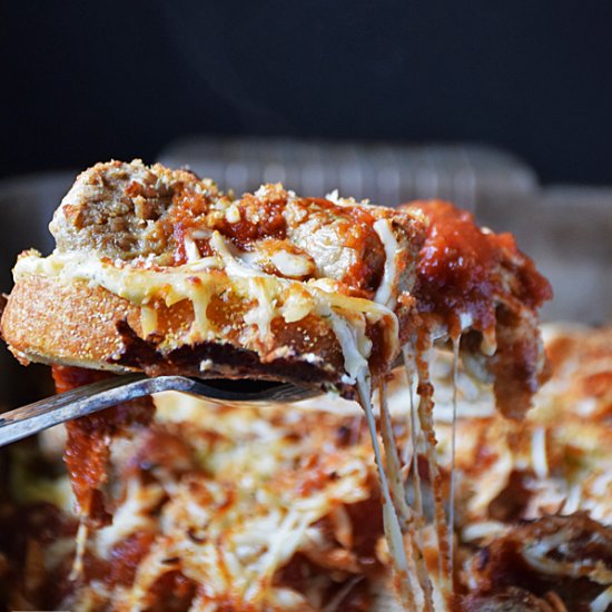 Meatball Sub Casserole