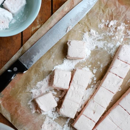 Strawberry Marshmallows