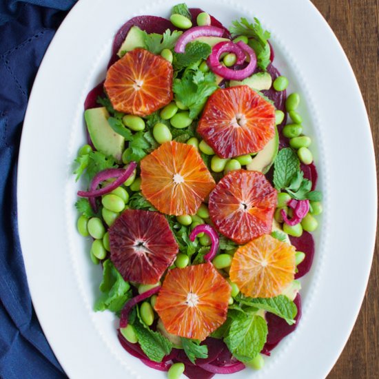 Beet and Blood Orange Salad