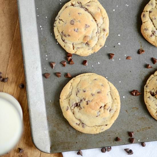 Flour Chocolate Chip Cookies