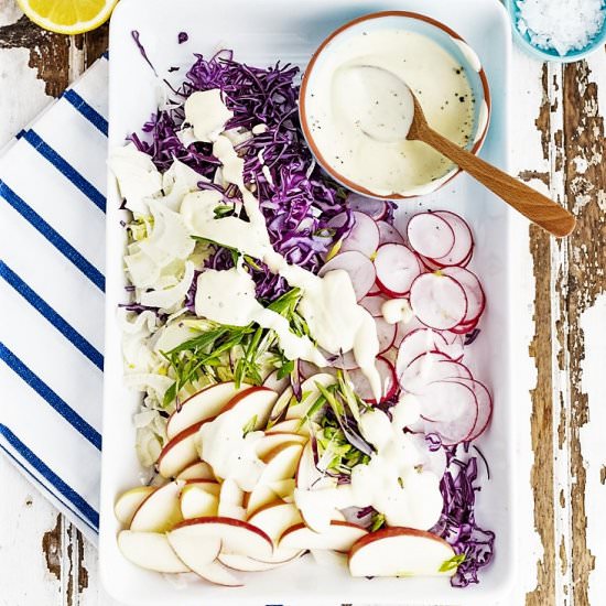 Fennel and Apple Coleslaw