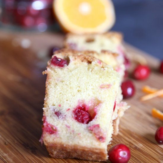 Cranberry Pound Cake