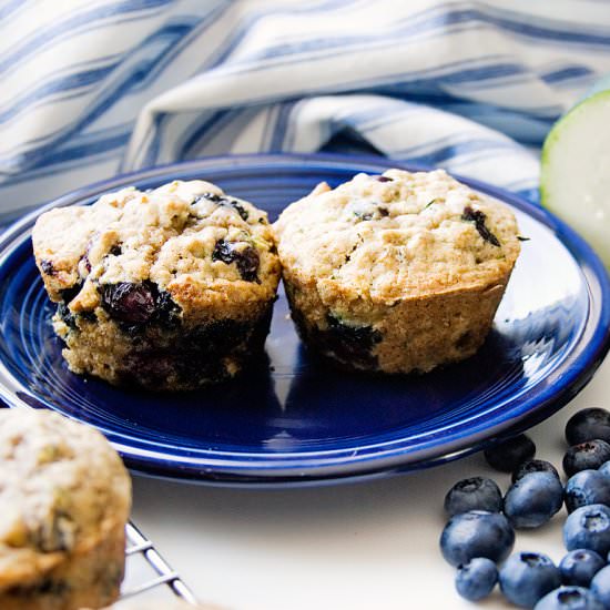 Blueberry Zucchini Muffins