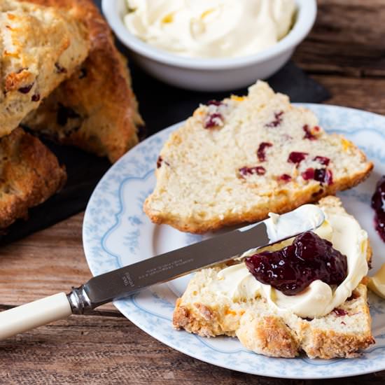 Cranberry and Orange Scones