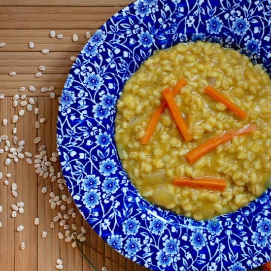 Persian Barley Soup (Soup-e Jo)