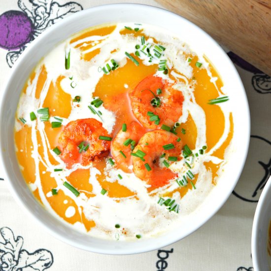 Pumpkin & Shrimp Soup