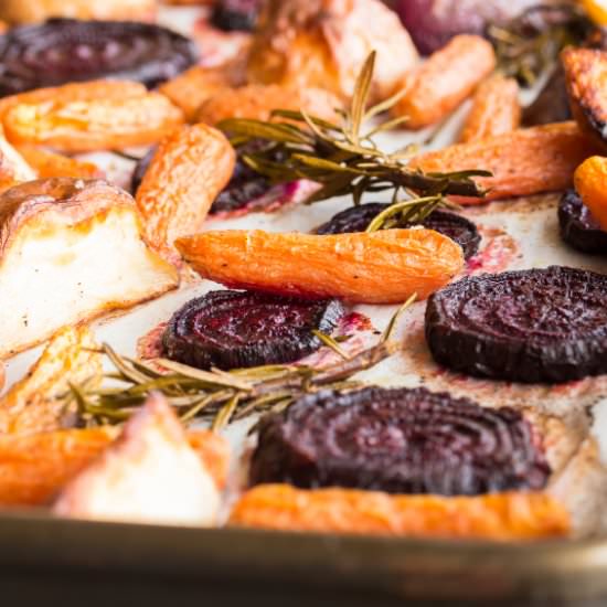 Herb Roasted Root Vegetables