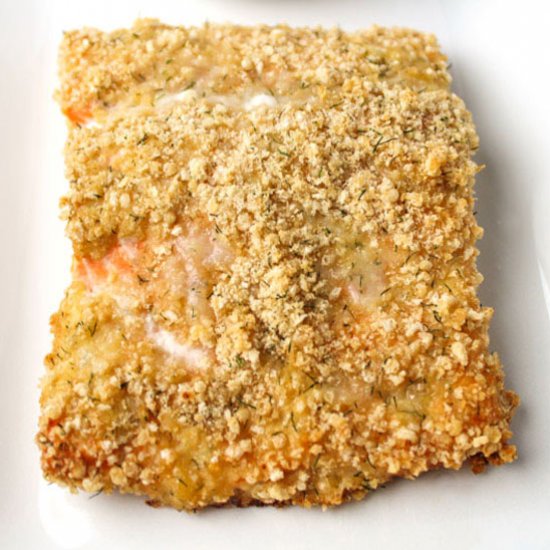 Baked Parmesan Crusted Salmon