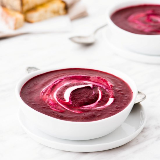 Beet & Zucchini Soup