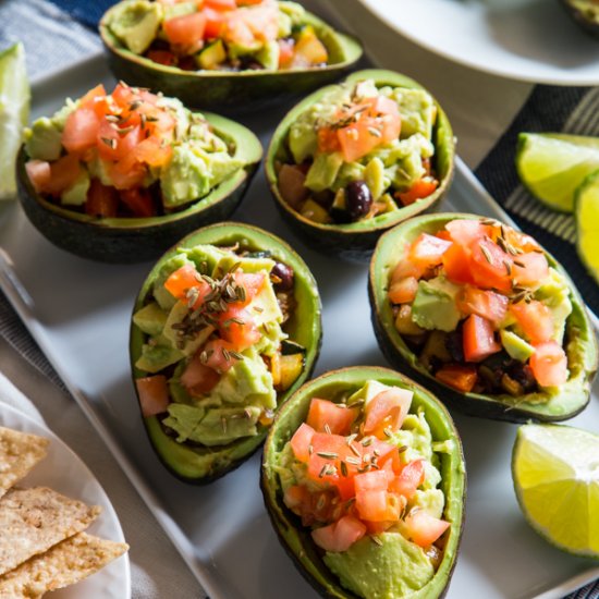 Smoky Southwestern Avocado Cups