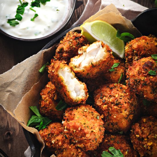 Parsley Fish Nuggets