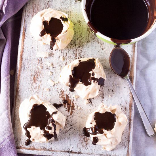 Gingerbread Chocolate Meringues