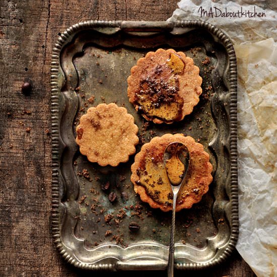 Coffee Shortbread Cookies