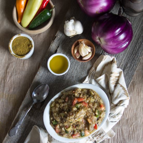 Roasted Eggplant Salad Duo