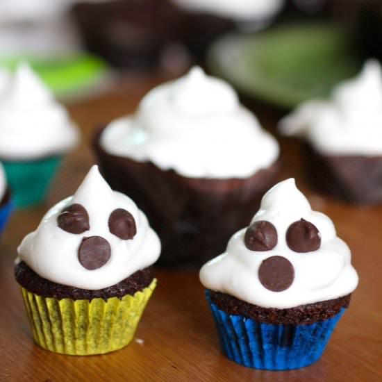 Halloween Ghost Cupcakes