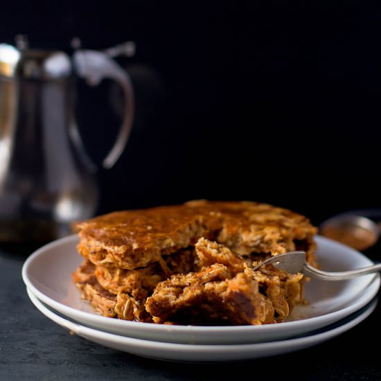 Sweet Potato Oat Pancakes