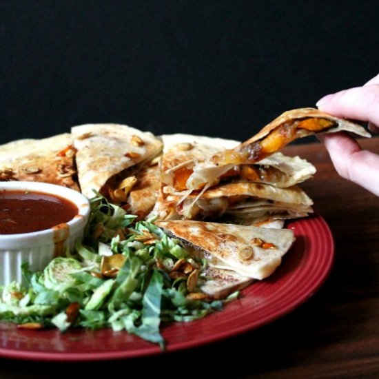 Fall Vegetable Quesadillas