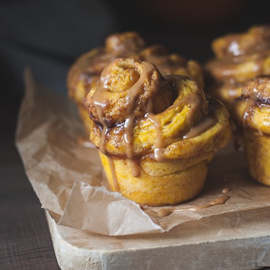 Pumpkin Cinnamon Rolls