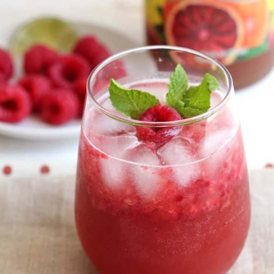 Raspberry and Blood Orange Sangria