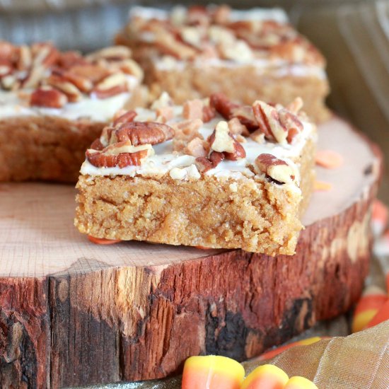 Pumpkin Pie Protein Squares