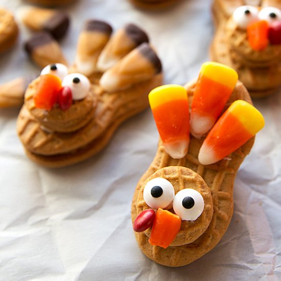 Decorated Cookie Turkeys