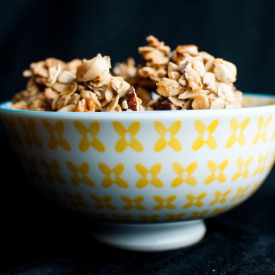 Ginger Nutty Granola Clusters