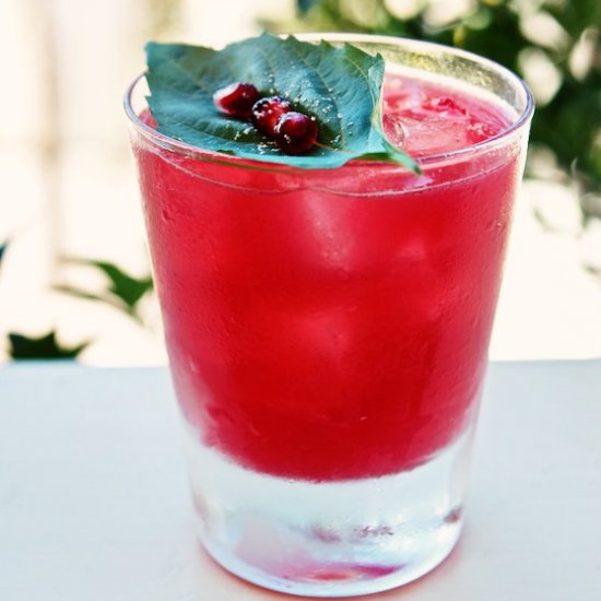 Pomegranate Basil Margaritas