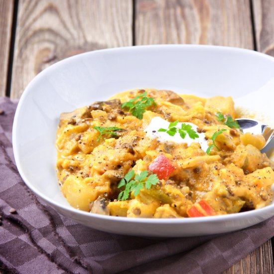 Vegetable Stew with Lentils