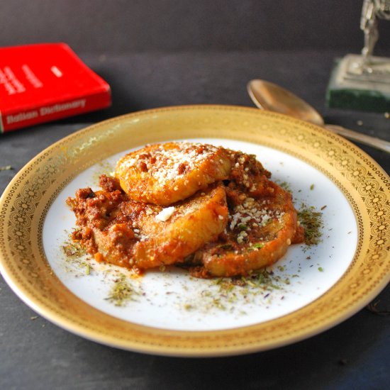 Healthy Eggplant Parmesan