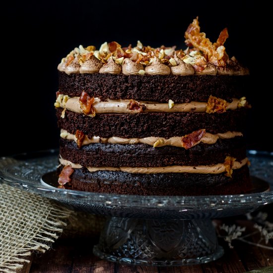 Chocolate Bacon Cake