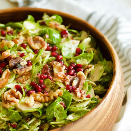 Shaved Brussels Sprouts Salad