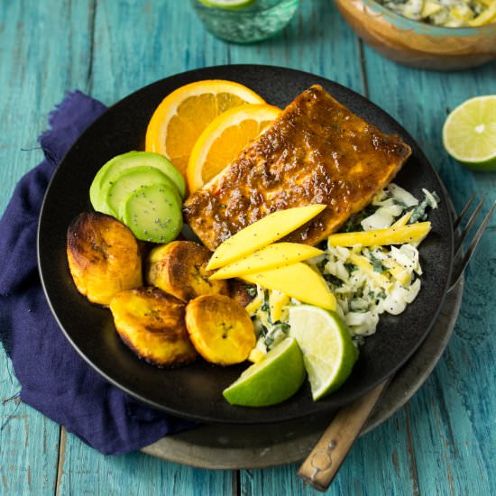 Orange Jerk Salmon