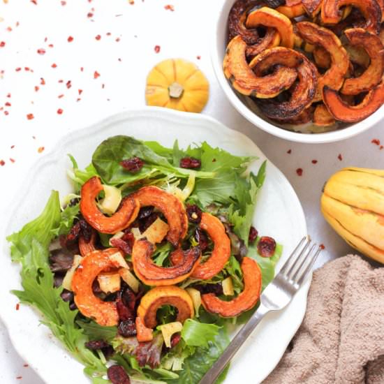 Roasted Delicata Squash Salad