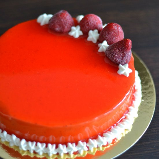 Strawberry Mousse Cake