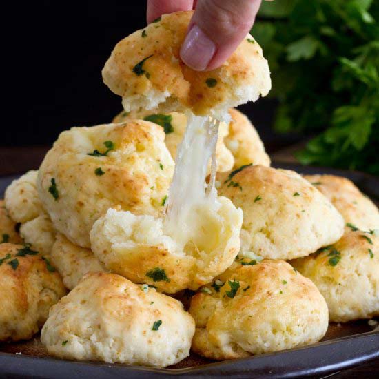 Garlic Cheese Bombs